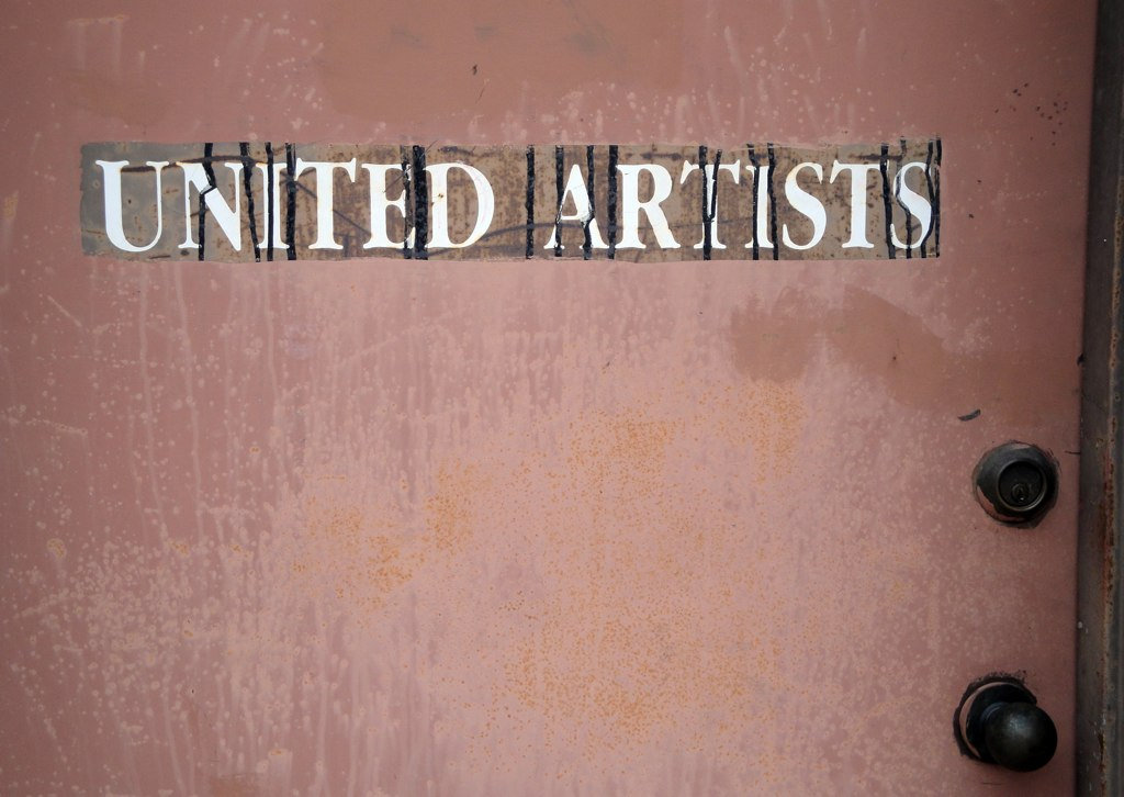 United Artists Door Sign